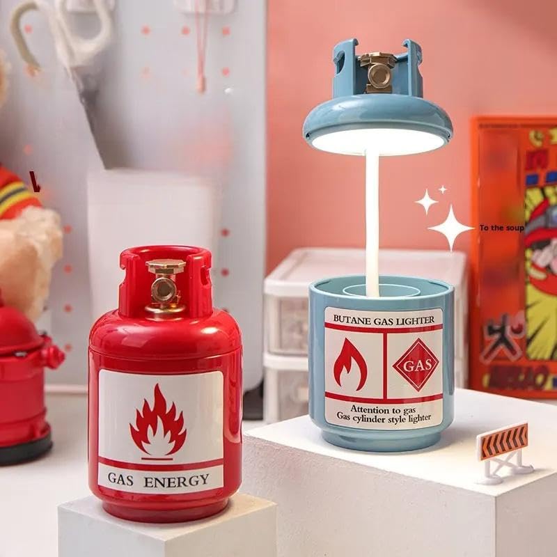 SHAKTISM Gas Cylinder Shaped Desk Lamp Novelty Fire Extinguisher Pen Holder Pencil Sharpener Unisex Ages 5-14+ Students-picture-13