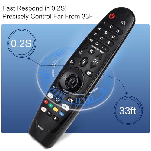 Télécommande AKB75855501 pour LG Smart TV Magic avec pointeur vocal