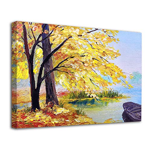 Wall Art Hand-Painted Framed Oil Painting On Canvas Modern Artwork for Living Room Bedroom Décor Ready to Hang 12