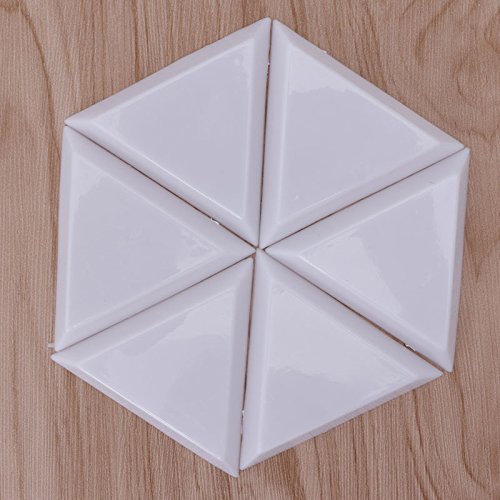 10Pcs For Triangle Rhinestones Beads Crystal Art Sorting Trays Whit