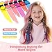 Dreamon 51 Pcs Hair Styling Tools - Hair Gem Stamper Kit and Automatic Hair Braider - Bling Hair Jewels for Girl with Reusable Shining Diamonds and Hair Chalk - Hair Salon Toys Christmas Birthday Gift