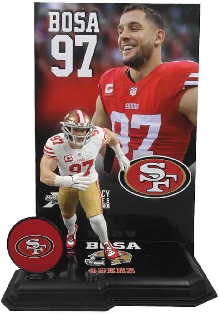 Amazon.com: McFarlane Nick Bosa (San Francisco 49ers) NFL 7