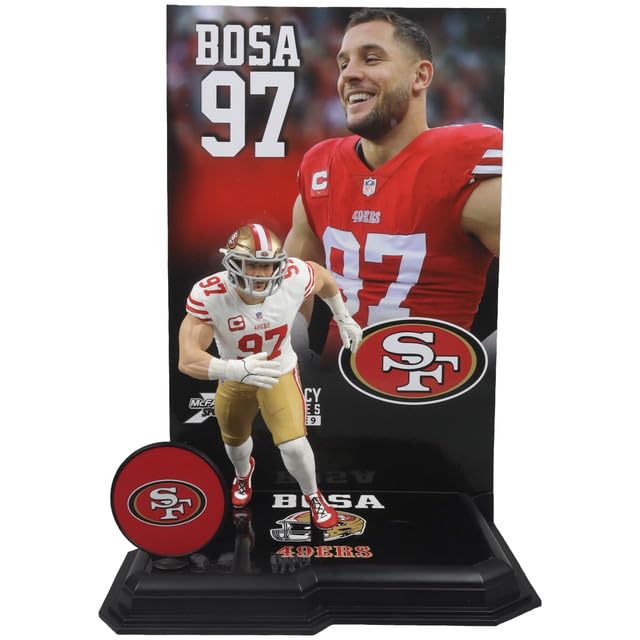 McFarlane Nick Bosa (San Francisco 49ers) NFL 7" Posed Figure Chase