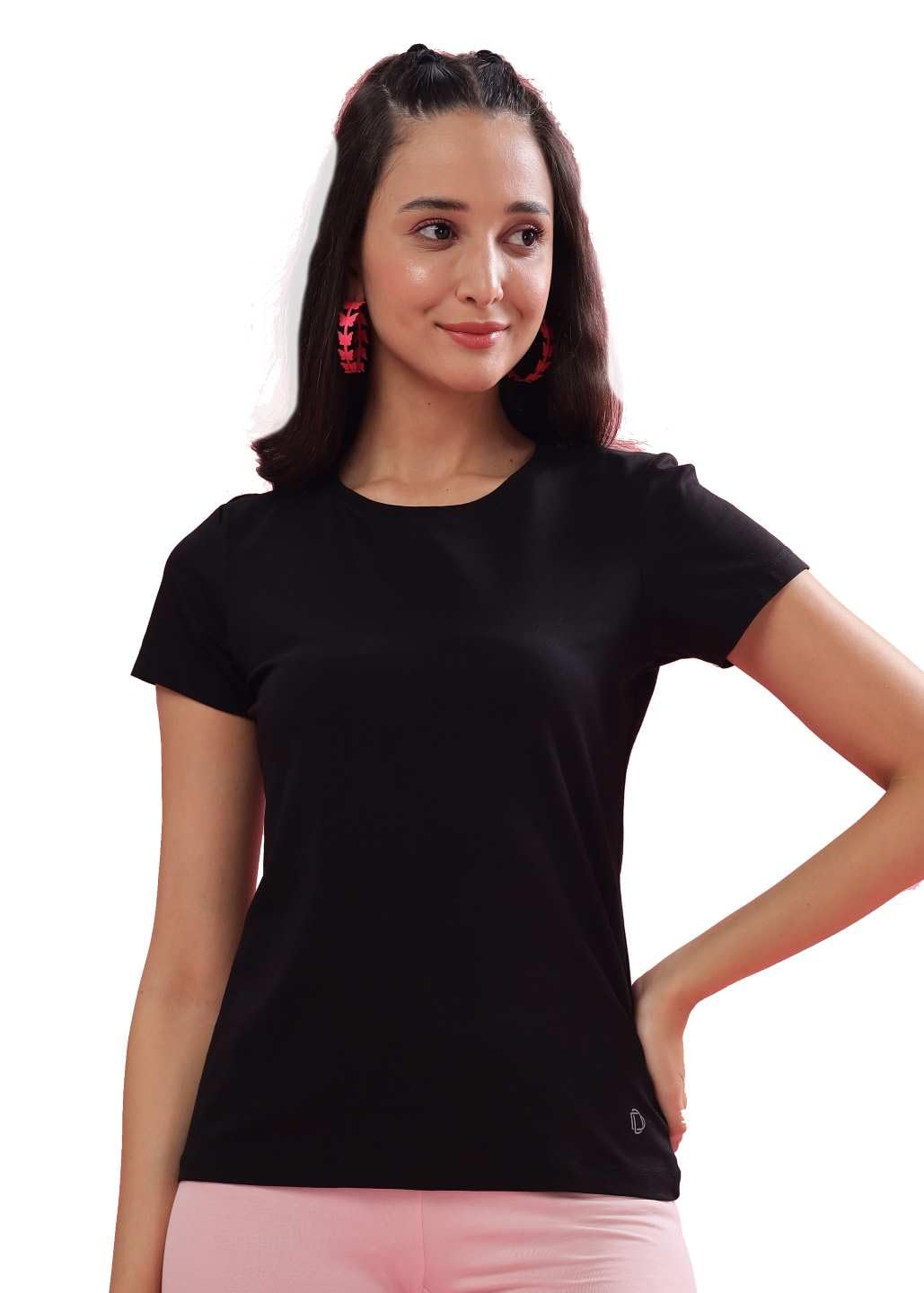 dollar Women's Solid Regular Fit T-Shirt-picture-28