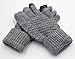 MINGSEECESS Women Multi-function Knitted Screen Winter Gloves Soft Warm Mitten for Smart phones Laptop Tablet