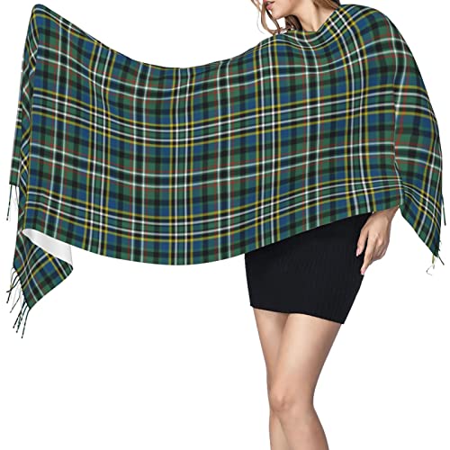 Winter Warm Wrap Shawl Ancient Tartan Of The Scottish Clan Scott Print Scarves Blanket Scarf For Women Men3