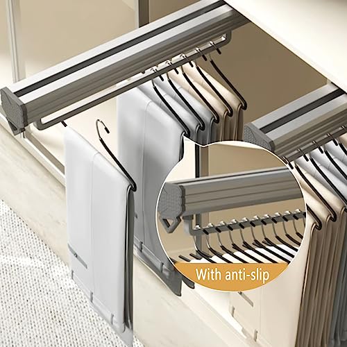 Tringle à vêtements rétractable pour placard et étagère d'angle de cuisine