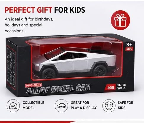Image of Kammateswara Kids die cast car 1:32 Scale Model Metal Pullback Toy car with Openable Doors & Light Music(Random Color as per Stock) (Pickup Truck)