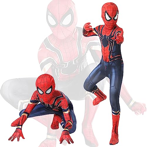 Disfraces, Toy ILZSX - Disfraz de superhéroe para niños,Disfraz para Cosplay y Halloween,Traje de superhéroe de estilo 3D,Pascua, Acción de gracias, Halloween,...
