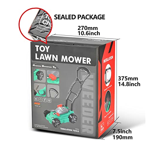 Kids Lawn Mower, Outdoor Push Lawn Toy ,Preschool Gardening Push Lawn Mower Toy Gift for Kids Children Boys, Girls… - Image 6
