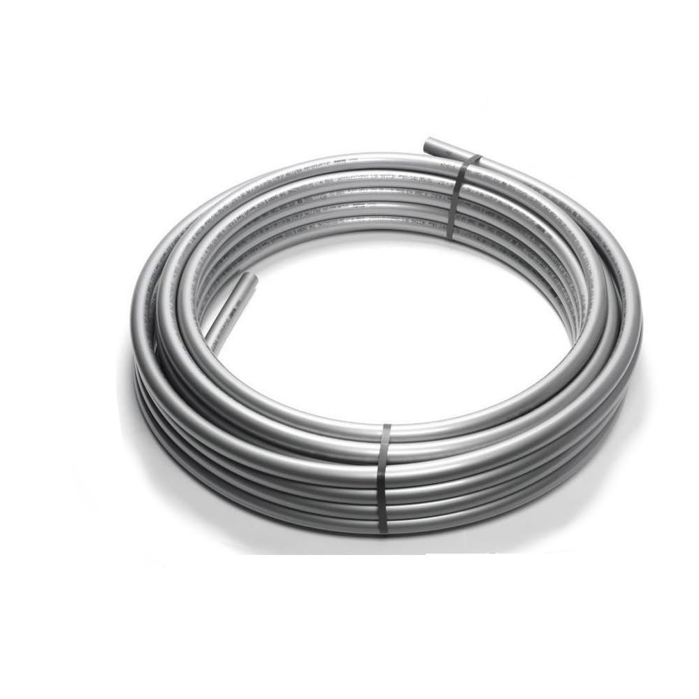 3S SuperSamaStore Rotolo Tubo di Rame Ecosplit Auv Pre Isolato da 50 mt, Diam. 3/8'' / 9,52 mm, Spessore 1 mm, Tubo Anti-Uv con Protezione LDPE per Climatizzatori e Impianti Refrigerazione