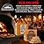 Carolina Cookwood Mini Pizza Oven Wood 6 Inch Firewood Pizza Logs Naturally Cured White Oak Hardwood for Portable Wood Pizza Ovens 750 Cubic Inches, Approximately 12-14lbs