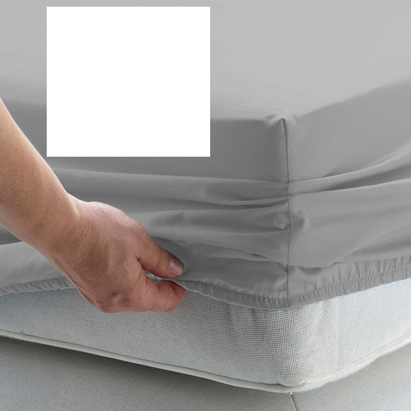 Electric Adjustable Bed Fitted Sheet Single EXTRA LONG 3' x 6'6" (36" x 78") 300 Thread Count Percale Material - Hand Made to Order 13" (33cm) (White)