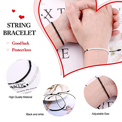 Best Friend Bracelets Couples Bracelets For 2 Matching Yin Yang His And Her Lover Bracelet Jewelry For Bff Friendship Relationship Boyfriend Girlfriend Valentines Gift (Matching Bead) #TOP1