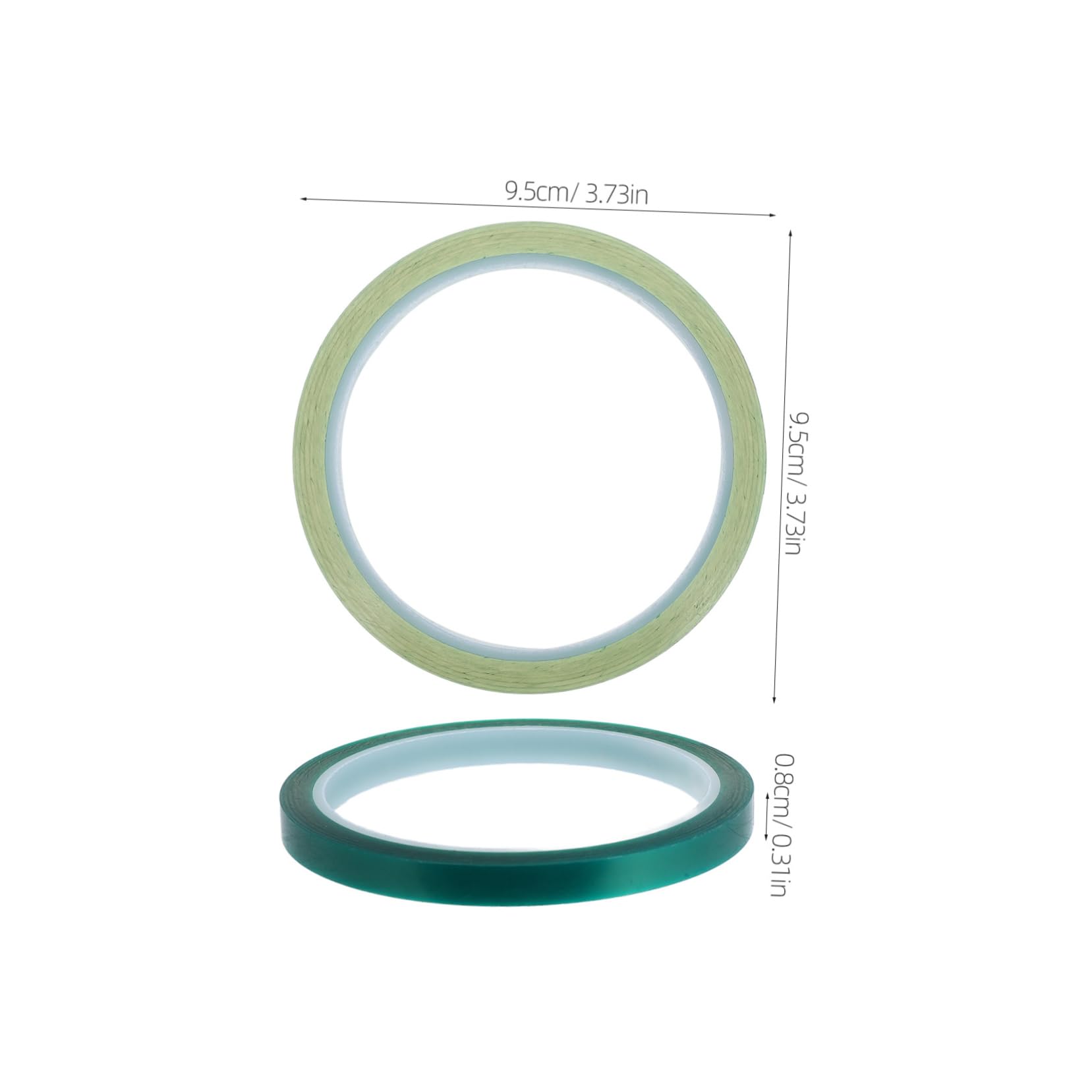 ARTIBETTER Insulation Tape 4 Rolls 33m x 8mm High Temp Resin Tape Epoxy Resin Masking Pet-Friendly Easy Peel