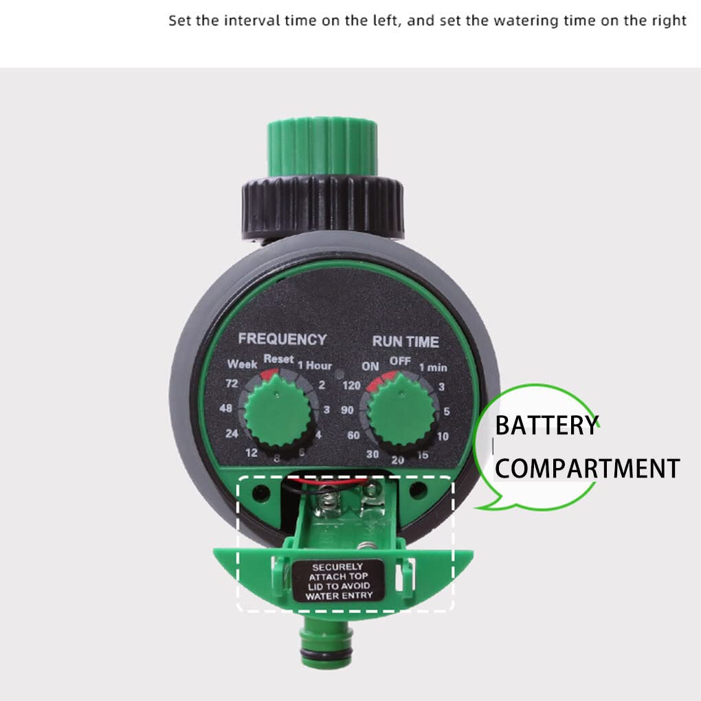 Timer per irrigazione Regolatore valvola Attrezzo da Giardinaggio Pregevole fattura Dimensioni compatte Timer per irrigazione Professionale di Lunga Durata