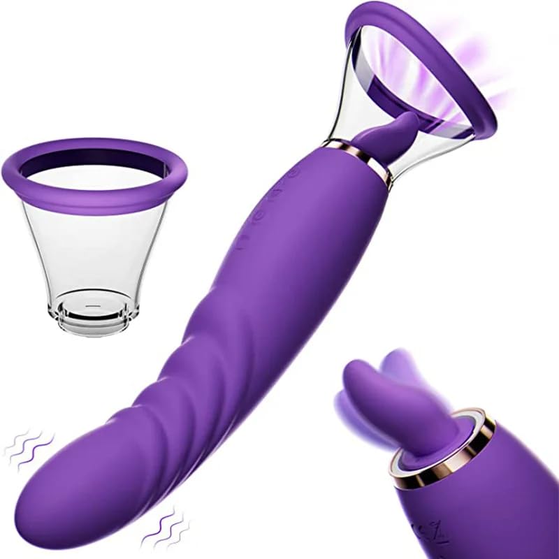 Amazon.com: Vibelicious Clit Licker and Clitoral Licking Toy - 3-in-1  G-Spot Vibrator with Clit Suck Function, 10 Vibration and 7 Tongue Licking  Modes, Clitoral Pump, Oral Sex Toy with Heating, Silent, Waterproof :