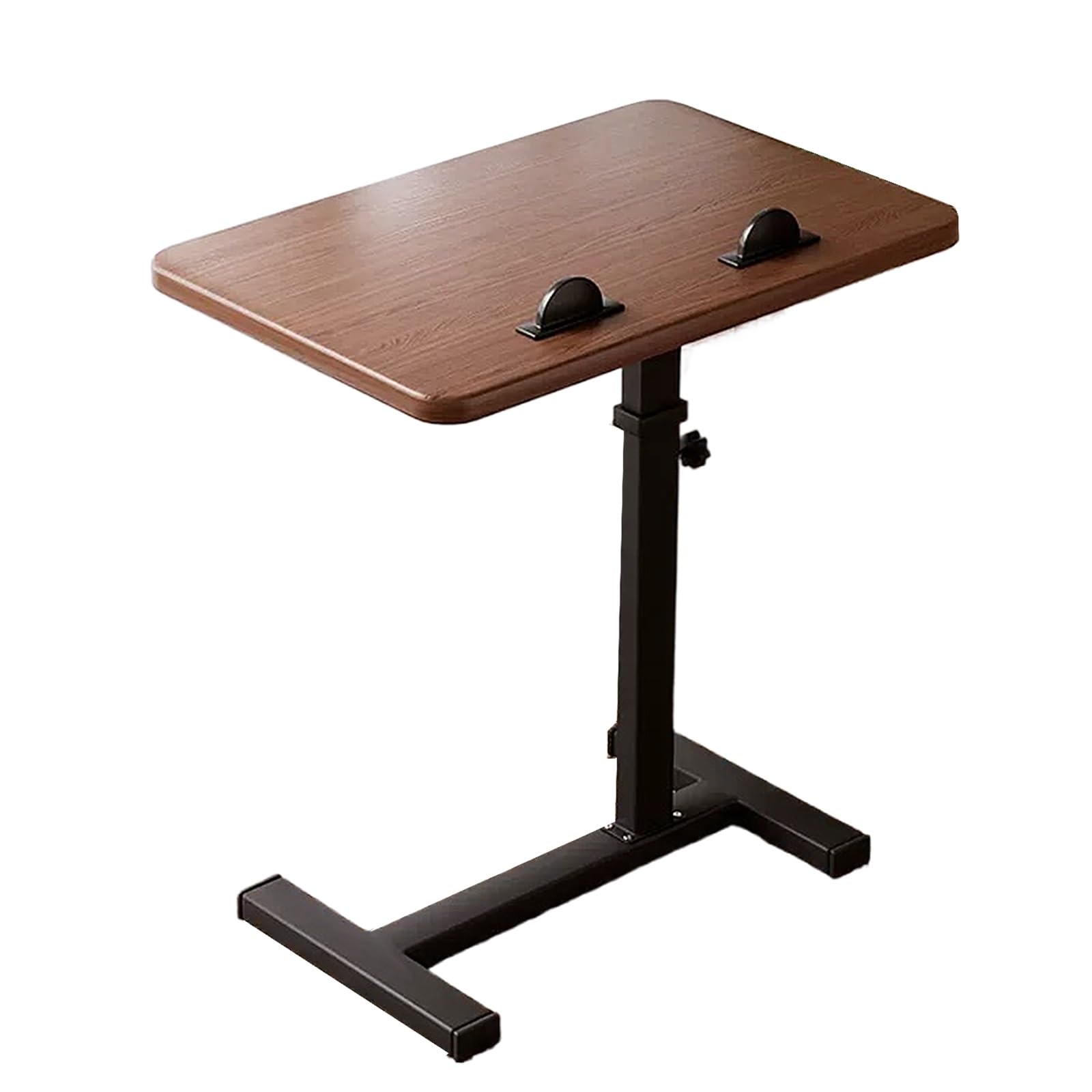 Table de lit inclinable et réglable avec roulettes cachées et plateau réversible