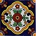 6x6 4 pcs Zarza Talavera Mexican Tile