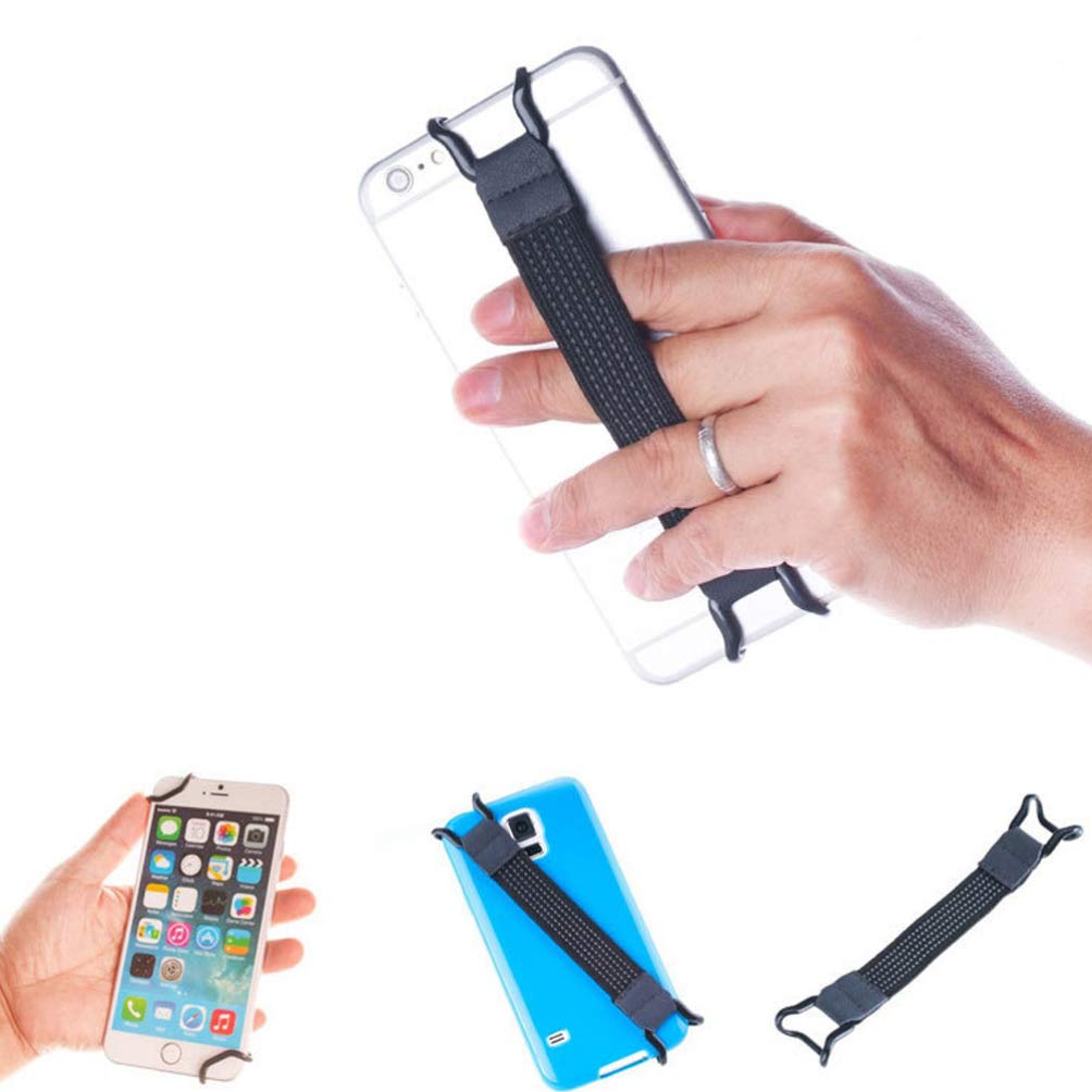 4x Handy-Sicherheits-Handschlaufe – Verstellbar Von 20–35 Cm, Anti-Rutsch, Elastisch, Für Tablet Und Smartphone, Einhandbedienung