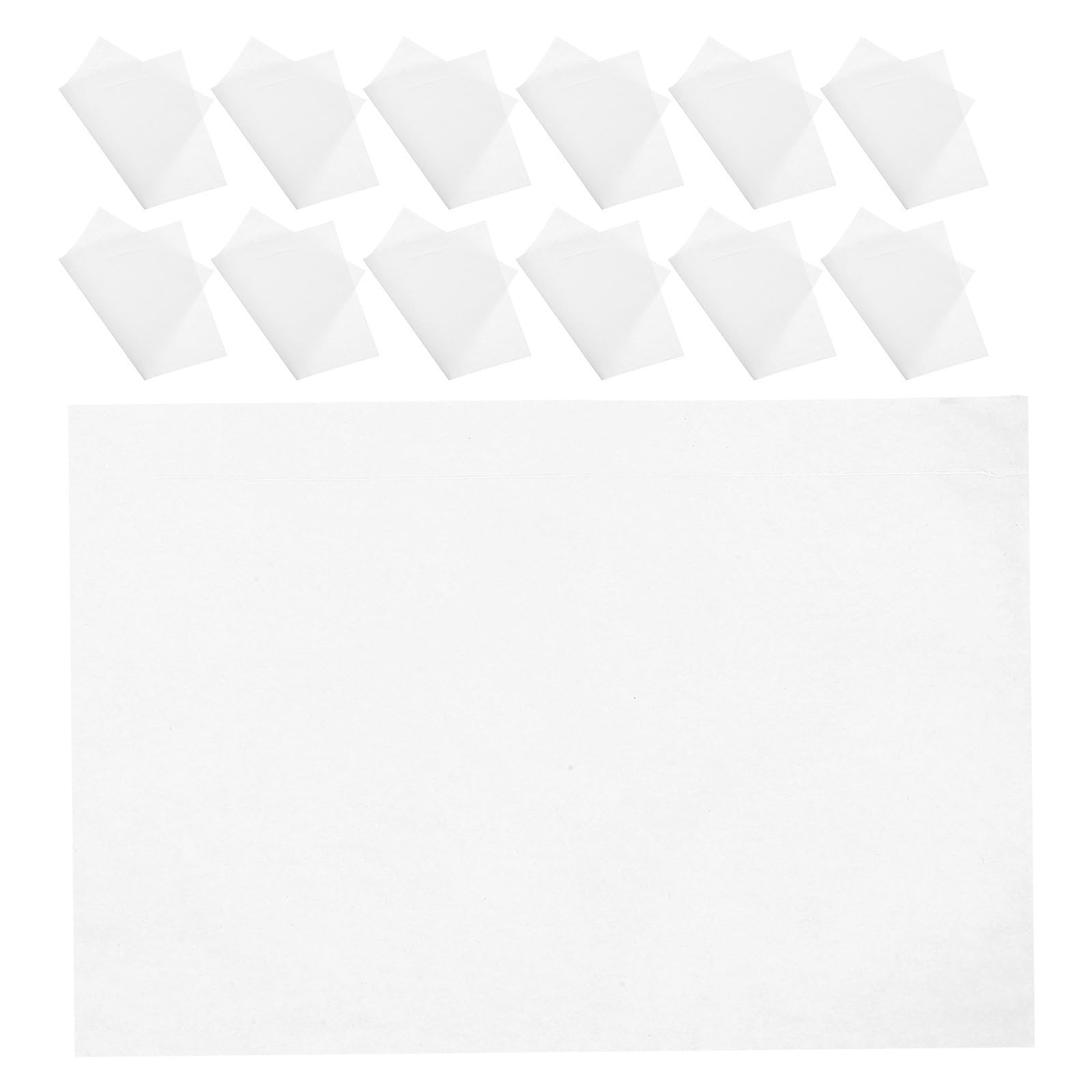 100 Stück Selbstklebende Versandetikettenhüllen 170X260mm Transparente Kunststoff Packzettelbeutel mit Sichtfenster für Lieferscheine Rechnungen und Dokumente
