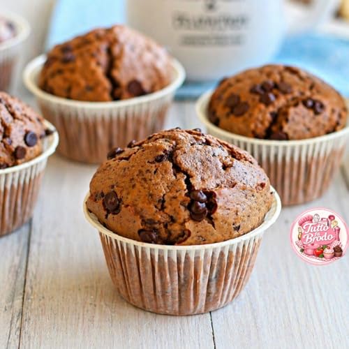 MUFFIN AL CAFFE' CON GOCCE DI CIOCCOLATO "Anche Bimby"