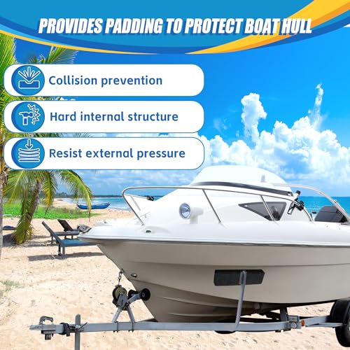 image for Desunqin 2 Pack Carpeted Marine Boat Trailer Bunks, Boat or ski Traile