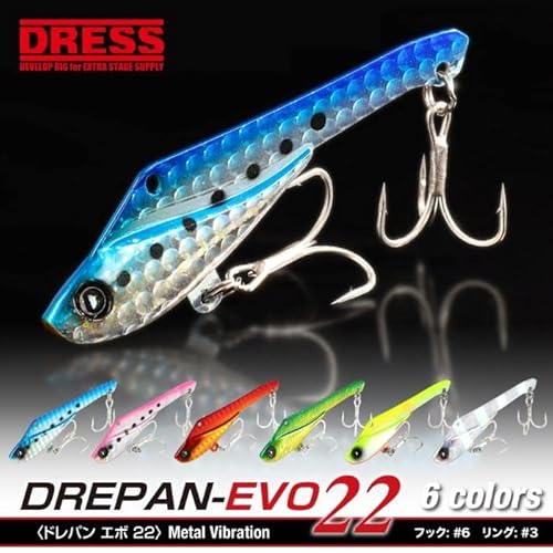 ドレス(DRESS) DREPAN/ドレパン EVO 22g スパニッシュマカレル 鉄板 メタルバイブ シーバス ヒラメ ルアー 2枚目