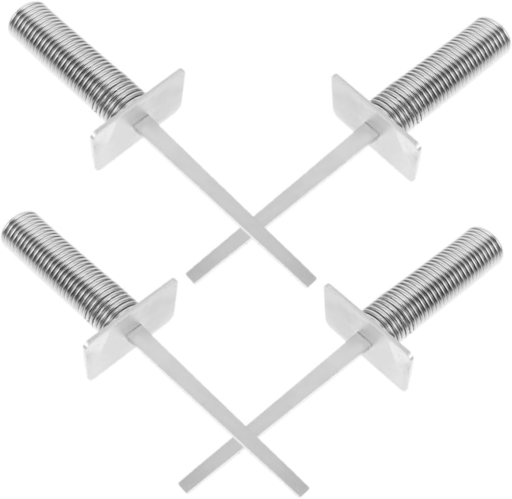 OUNONA 4pcs Soccer Agility Equipment Spring-Loaded Ground Stakes for Soccer Flag Poles, Football Training Accessory Corner Flag Holders for Outdoor Field Marking