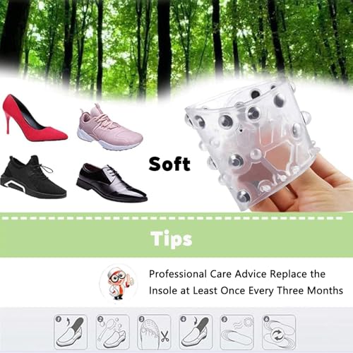 2 Pares de Plantillas Magnéticas Transpirables para Hombre y Mujer miniatura 5