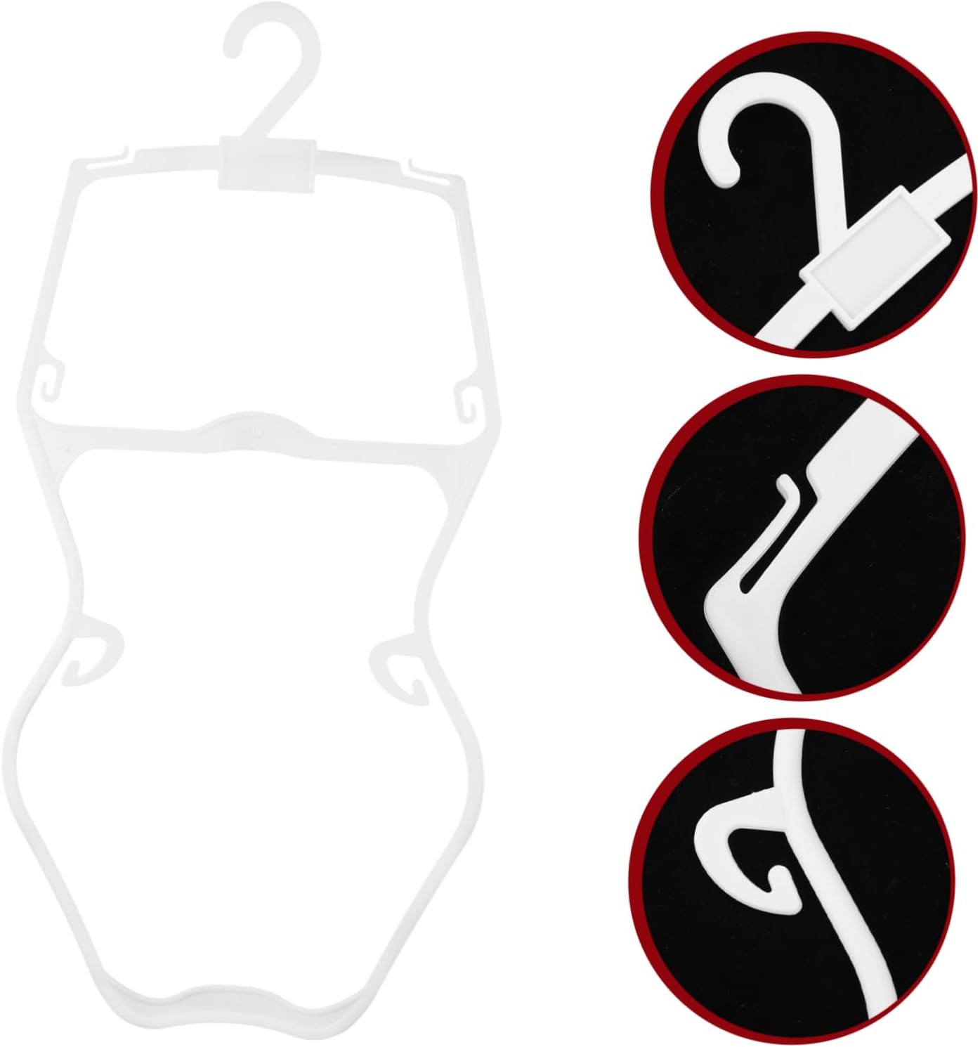 5pcs Boy Girl Clothes Hangers Boy Girl Hangers for Closet Space-Saving Nursery Clothes Organizer Non- Design for Swimwear and Outfits