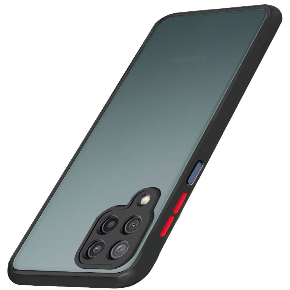 TheGiftKart Translucent Hybrid Back Cover Case For Samsung Galaxy M53 5G|Smoked Matte Back|360 Degree Protection|Protective Hard Back Case Cover For Samsung Galaxy M53 5G (Pc & Tpu|Black Bumper) (B09Z27CXW4) Amazon Price History, Amazon Price Tracker