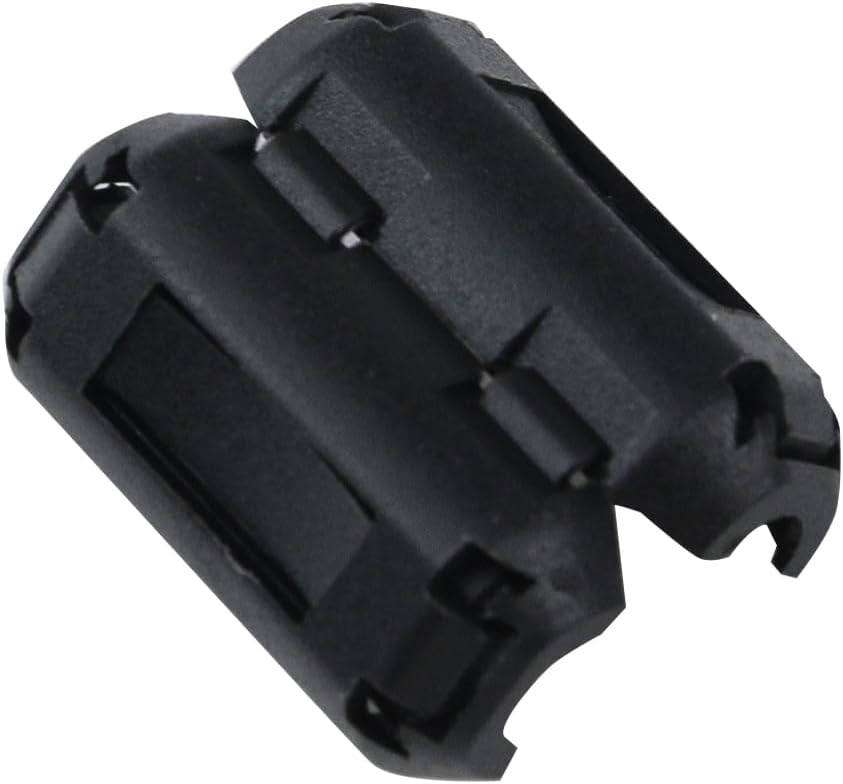 T Tulead 10PCS Ferrite Chokes Noise Suppressor Cable Clips Ferrite Bead 3mm