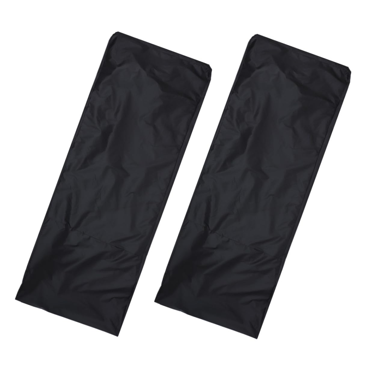 Funda para Tumbona de Exterior Negra de Poliéster, 2 Piezas | Protección contra Suciedad y Humedad, Fácil Limpieza, Apta para Uso en Jardín y Playa