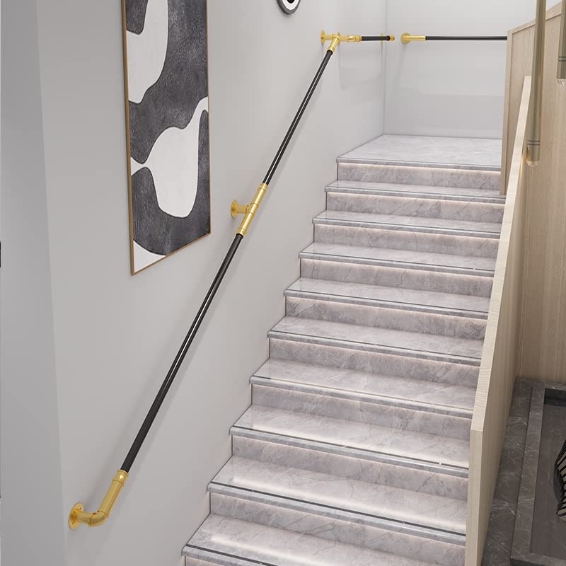 Garde-corps mural PMR anti-chute pour escalier intérieur et extérieur