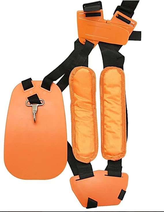 Sadaiv Nipun Heavy Duty Belt for Brush Cutter Machine Shoulder Double Strip Jacket Type Adjustable for All Side Pack Grass Trimmer (Orange) Universal Double Shoulder Strap Grass Trimmer (B0CMX6973F) Amazon Price History, Amazon Price Tracker