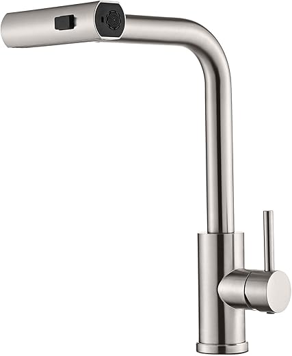 Yesop Torneira De Cozinha Gourmet Inox Escovado Cor Prateado