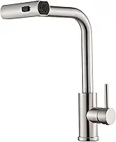 Yesop Torneira De Cozinha Gourmet Inox Escovado Cor Prateado