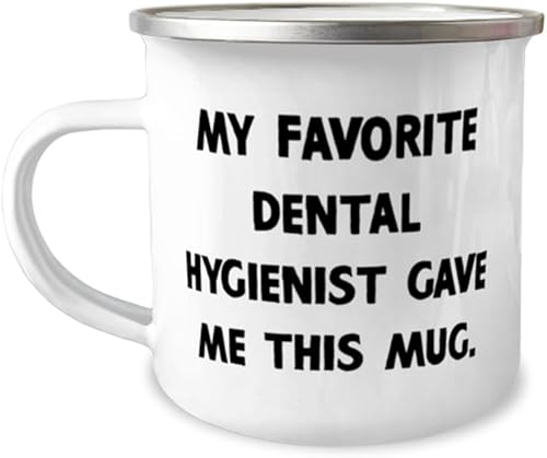 Beautiful Dental hygienist 12oz Camper Mug, My Favorite Dental Hygienist, Present For Colleagues, Inspire Gifts From Friends, Teeth cleaning, Dental