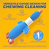 Vitscan verbesserte Nylon-Gänsehundespielzeuge für Aggressive Kauer, robuste Hundespielzeuge für große Hunde mittlerer Rasse, robuste Hundekauspielzeuge zum Zahnen。