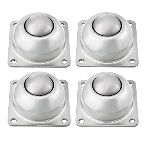 Aexit CY-38A 1-1/2 Inch Carbon Steel Square Flange Roller Ball Transfer Bearing 4PCS (7bc8a2fc64624223b275e484f5f90313)