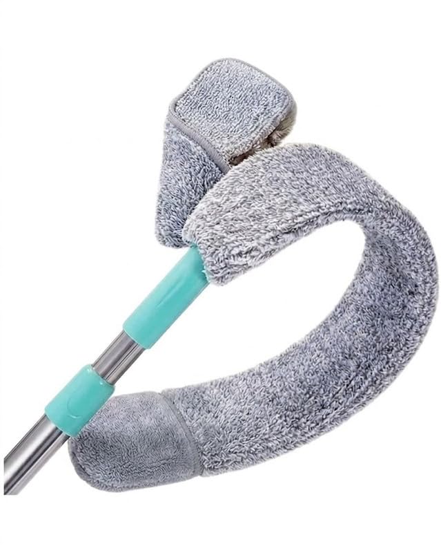 Gap Dust Cleaner Under Appliance | Microfiber Duster with Extension Pole | Flexible Cleaning Brush for Bed, Sofa, Ceiling & Furniture Bottom (Multicolor)-image-42