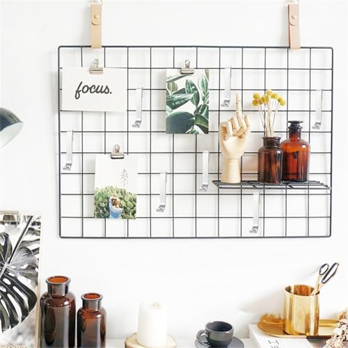 Image of 10 pcs J-Shape Sink Picture Grid Hooks, Pot Rack Aluminum Hooks for Retail, Display Photos, Art Exhibits, Paintings, Convenience Stores, Kitchens, Bedrooms, Offices (Short Medium)