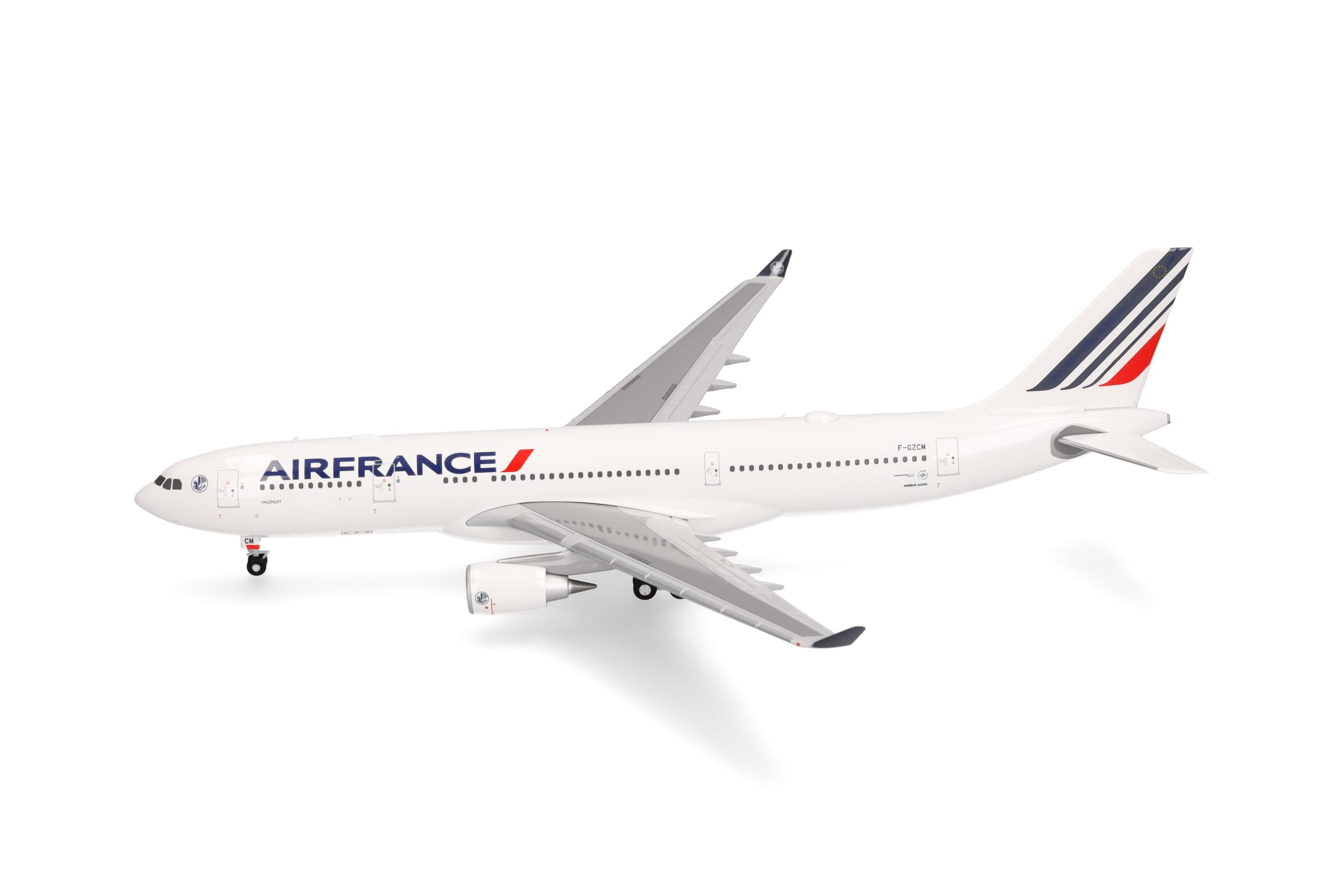 Herpa Maquette Avion Air France Airbus A330-200,echelle 1/200, Model, pièce de Collection, d'avion sans Support, Figurine Plastique