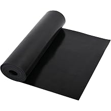Neoprene Rubber Gasket Strip Waterproof, 1/16 Inch Thick x 12 Inch Wide x 10 Feet Long Rubber Gasket Strip for Warehouse, Pads, Seals, Weather Stripping, Crafts, Flooring, Supports.