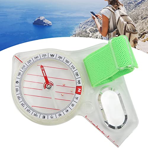 Brújula de orientación con punto luminoso para camping miniatura 3