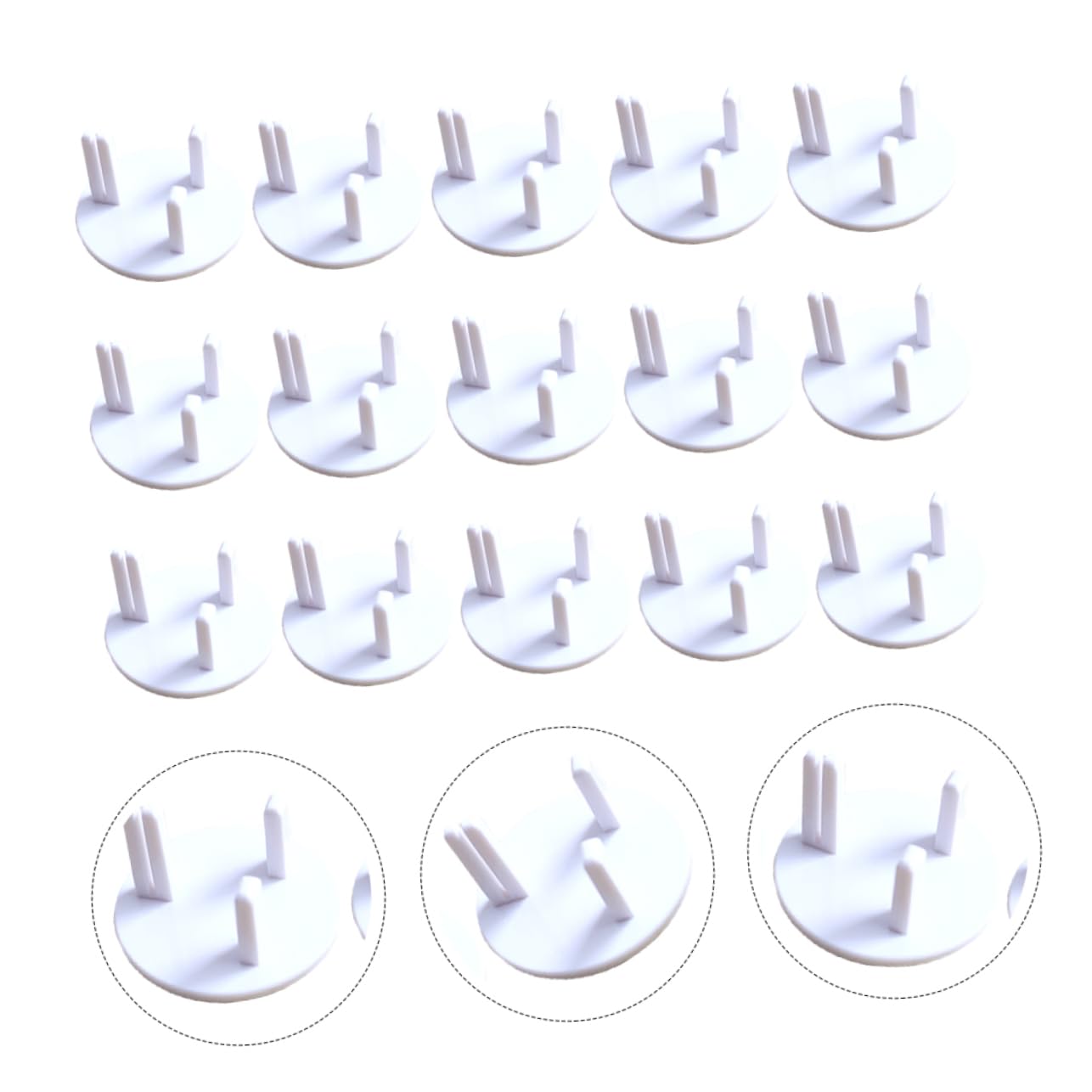 Toddmomy 15pcs Baby Safety Outlet Cover Anti-Shock Protective Cover Made of Safe Materials Suitable for Home Office