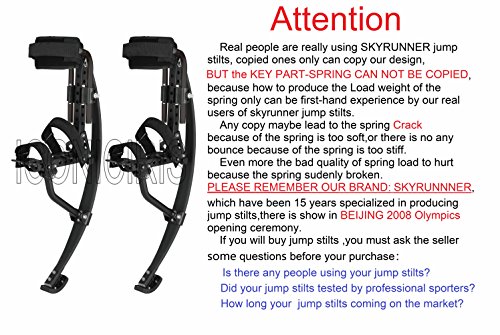 Skyrunner Jumping Stilts Walk Runninng Stilts Kangaroo Shoes Bouncing Spring Stilts Men Women Fitness Exercise Load Weight 110-120Kg/243-265Lbs #TOP3