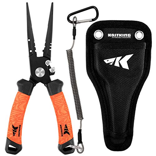 Image of KastKing Speed Demon Pro Fishing Pliers, Straight Nose, 8.5 inch