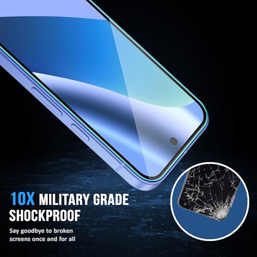 Image of FIRST MART Tempered Glass Screen Protector for Google Pixel 10A - Full-Glue Screen Guard, 3D Edge to Edge, HD Clear, Bubble-Free, Case-Friendly, Black, Pack of 2